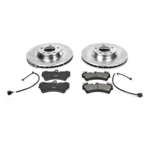 2004-2009 Audi Q7 & 2004-2009 Volkswagen Touareg Front Z23 Evolution Sport Brake Upgrade Kit - Premium Heavy-Duty Replacement