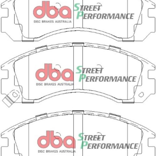 DBA Street Series Brake Pads for Front - 1998 Mitsubishi 3000GT Diamante Eclipse Galant - Performance Clutch Kit Assembly - Premium Replacement - Image 3