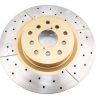 DBA Street Series Front Drilled and Slotted Rotor for Subaru Legacy 2005-09 - Premium Replacement