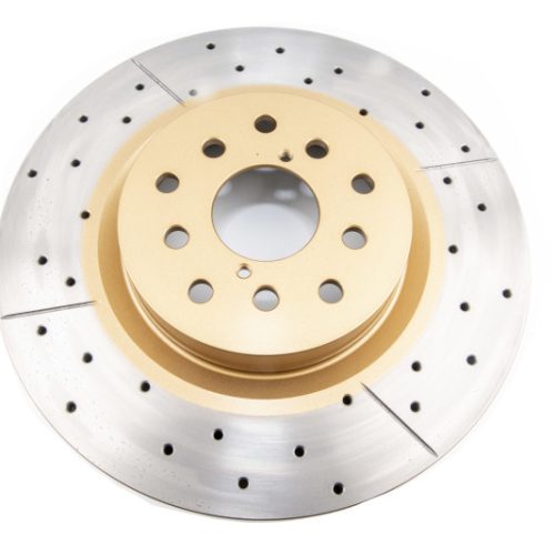 DBA Street Series Front Drilled and Slotted Rotor for Subaru Legacy 2005-09 - Premium Replacement