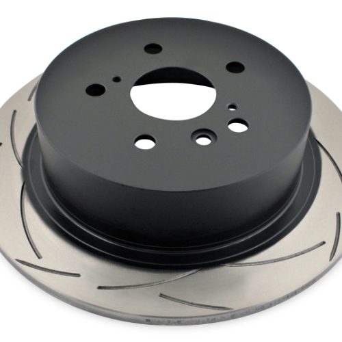 DBA Street Series T2 Slotted Rear Rotor for Toyota Highlander 2010-12 - Premium Replacement - Image 2