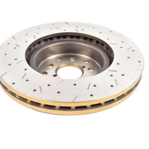 DBA 4000 Series Slotted and Drilled Front Rotor for Subaru Legacy 2005-09 - Premium Replacement - Image 7