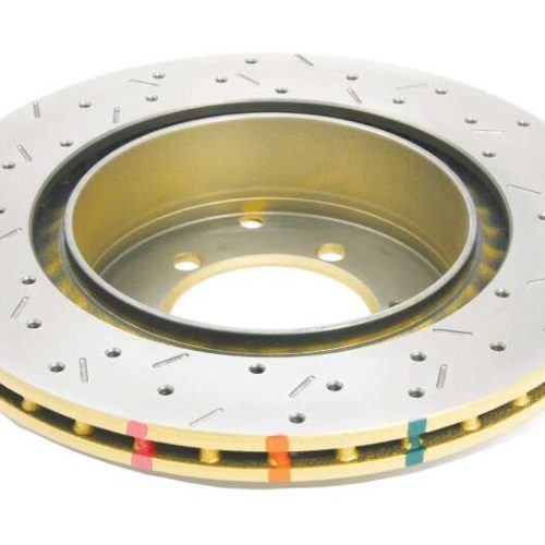 DBA 4000 Series Rear Drilled & Slotted Rotor for Mitsubishi Lancer 2003-06 - Premium Replacement - Image 7