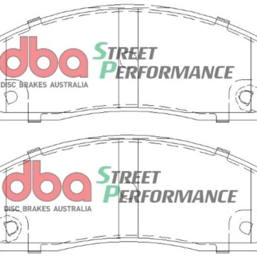 DBA Street Performance Brake Pads for Chevrolet Colorado 2004-2005 Front - Premium Replacement