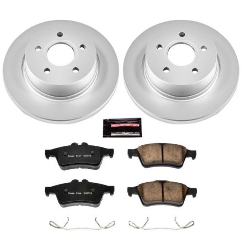 2013-2016 Ford Focus Rear PowerStop Z17 Evolution Geomet Coated Brake Kit - Premium Replacement