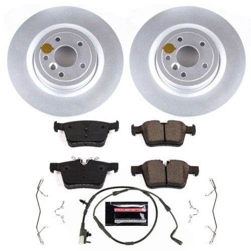 2017-2018 Jaguar XE & XF Rear PowerStop Z23 Evolution Sport Coated Brake Kit - Heavy-Duty Performance Replacement for European Vehicles