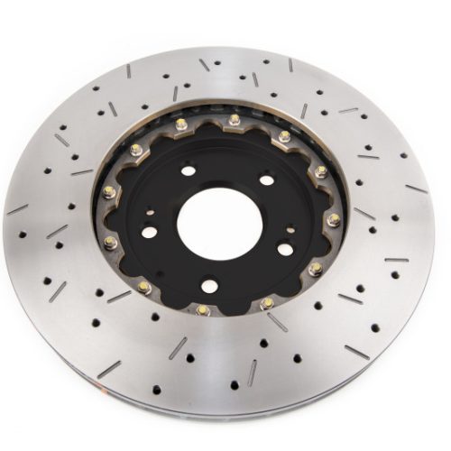 DBA 5000 Series XS Rotors for Mitsubishi Lancer 2003-2006 Front Drilled and Slotted - Premium Replacement - Image 2