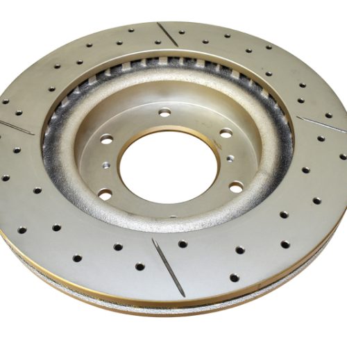 DBA Street Series Cross Drilled and Slotted Rotor for Volkswagen CC 2012-14 - Premium Replacement - Image 3