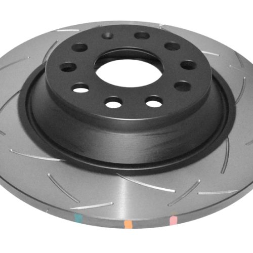 DBA 4000 Series T3 Slotted Rotor Rear 2018-19 Audi TT Quattro, Q3, Volkswagen Golf and Arteon - Premium Replacement - Image 2