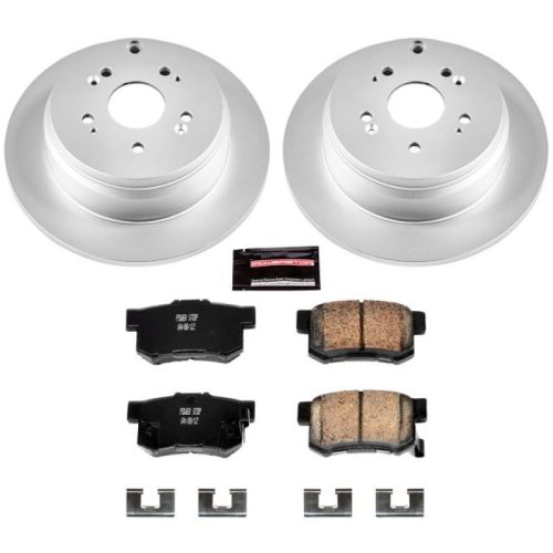 2007-2012 Acura RDX Rear Brake Rotor and Ceramic Pad Assembly - Premium Replacement