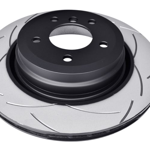 DBA Street Series T2 Slotted Brake Rotor for 2010-15 BMW 3 Series and X1 Rear Drive - Premium Replacement