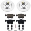 2016-2019 Audi TT Quattro & 2018-2019 Volkswagen Tiguan Rear Z23 Evolution Sport Coated Brake Kit - Premium Heavy-Duty Replacement