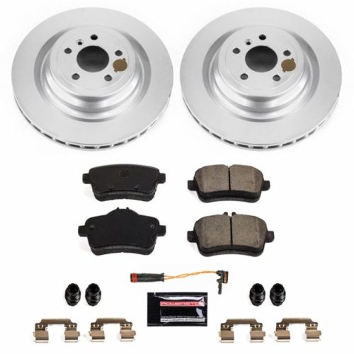 2013-2019 Mercedes-Benz GLS-Class Rear Z23 Evolution Sport Coated Brake Rotor and Carbon-Fiber Ceramic Pad Assembly - Premium Replacement