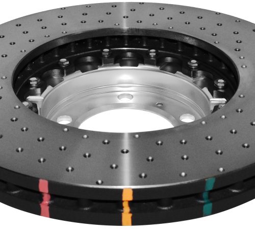 DBA 5000 Series Cross Drilled Front Brake Rotor for Volkswagen Touareg and Porsche Cayenne 2008-2009 - Premium Replacement - Image 2