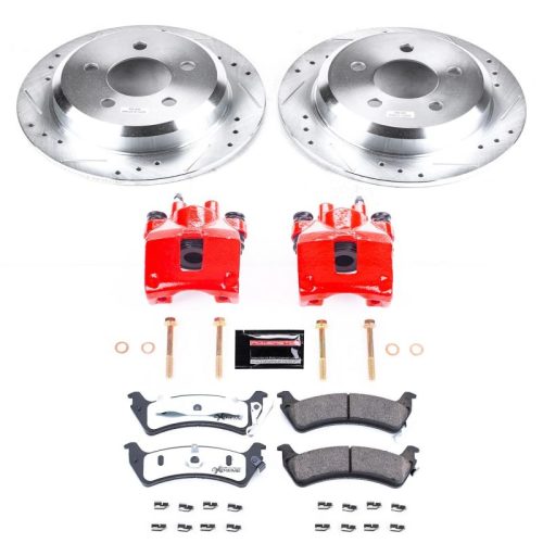 1995-1998 Jeep Grand Cherokee Rear Z36 Truck & Tow Brake Kit with Calipers - Premium Heavy-Duty Brake Upgrade