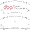 DBA XP Performance Front Brake Pads for Chevrolet Colorado 2004-2005 Heavy-Duty Applications - Premium Replacement