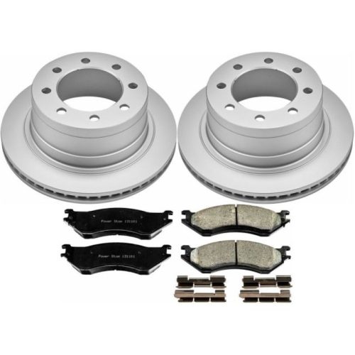 2006-2008 Dodge Ram 1500, 2006-2007 Dodge Ram 2500 & 3500 Heavy-Duty Brake Rotor and Ceramic Pad Assembly - Premium Replacement