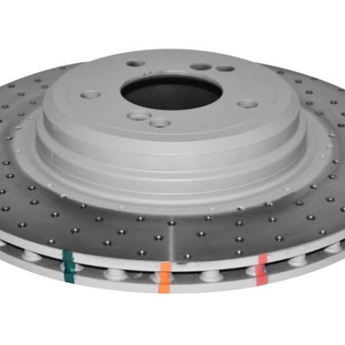 DBA 4000 Series XD Rear Slotted and Dimpled Brake Rotor - Fit for 2008-12 BMW M3 and 2011-12 BMW 1 Series M - Premium Replacement - Image 6