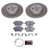 2012-2014 Mini Cooper Front Semi-Coated Rotor Brake Assembly - Premium Replacement
