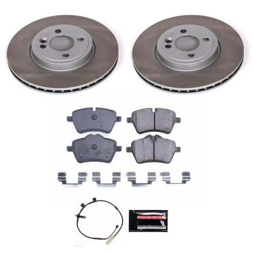 2012-2014 Mini Cooper Front Semi-Coated Rotor Brake Assembly - Premium Replacement