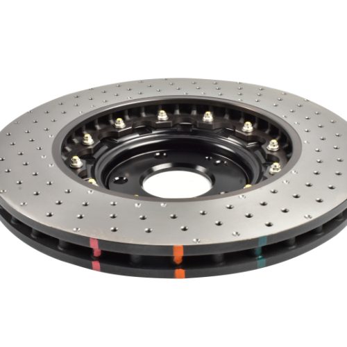 DBA 5000 Series Drilled Front Rotor for Hyundai Kona N 2022-2023 - Premium Replacement - Image 3