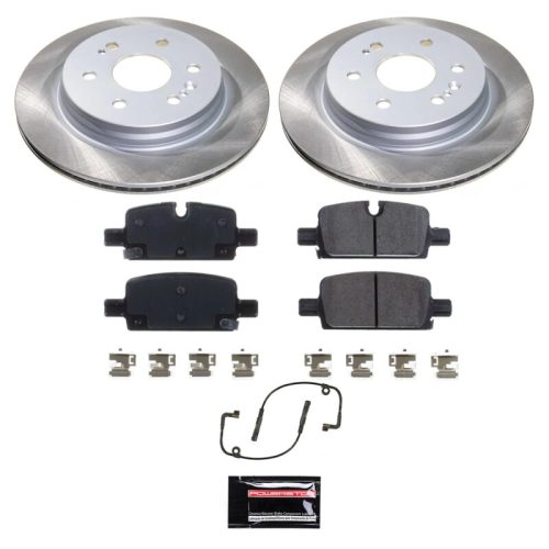 2019 Chevrolet Silverado 1500 & GMC Sierra 1500 Rear Heavy-Duty Semi-Coated Rotor Brake Assembly - Premium Replacement
