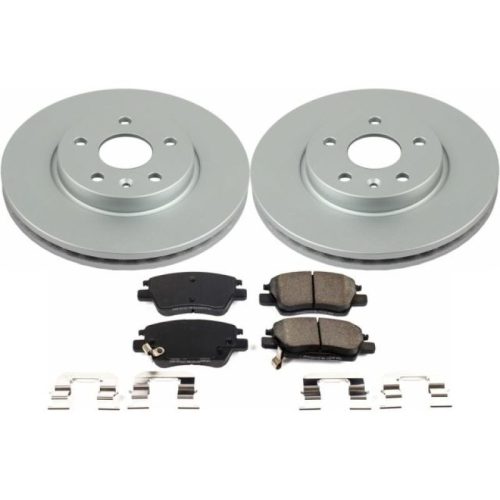 2016-2017 Chevrolet Volt & Cruze Heavy-Duty Front Brake Rotor and Ceramic Pad Assembly - Premium Replacement