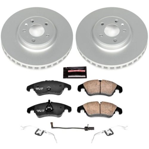 2009-2011 Audi A4 and A5 Front Z23 Evolution Sport Coated Brake Kit - Premium Replacement