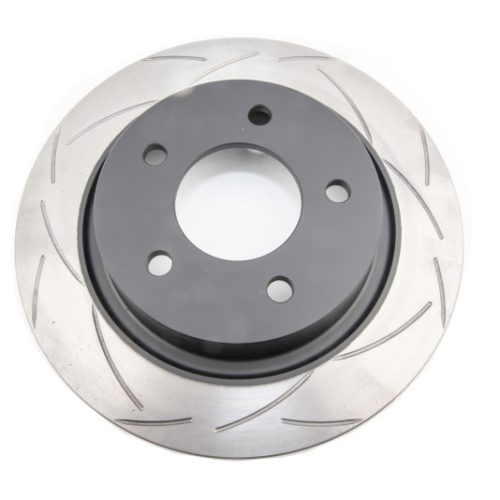 DBA Street Series Rear Slotted Brake Rotor for Mazda 3 and MazdaSpeed3 2004-2012 - Premium Replacement