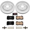 2009-2014 Cadillac CTS & Chevrolet Camaro Heavy-Duty Brake Rotor and Ceramic Brake Pad Assembly - Premium Replacement