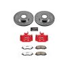 2008-2012 Mitsubishi Lancer Front Z26 Street Warrior Brake Upgrade Kit with Powder Coated Calipers - Premium Replacement