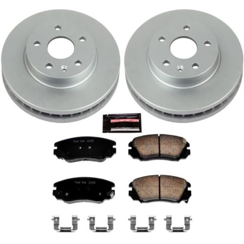 2011-2013 Buick LaCrosse & Regal, 2012-2013 Chevrolet Malibu Heavy-Duty Brake Rotor and Ceramic Pad Assembly - Premium Replacement