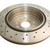 DBA Street Series Rotor for Subaru Impreza 2004-2012 Rear Drilled and Slotted Performance Brake Rotor - Premium Replacement
