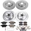 2012-2015 Land Rover Range Rover Evoque Front & Rear Heavy-Duty Brake Performance Upgrade - PowerStop K6276