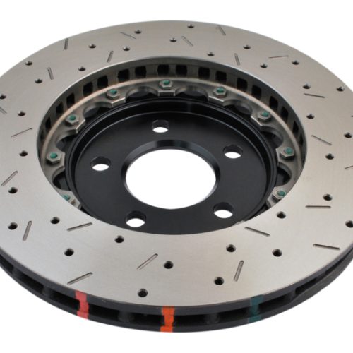 DBA 5000 Series XS Rotor Front Drilled & Slotted 2-Piece for Ford Mustang 2005-13 - Premium Replacement