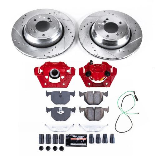 2001-2006 BMW M3 Rear Z23 Evolution Sport Brake Upgrade Kit with Calipers - Premium Replacement