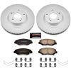 2005-2014 Honda CR-V, Civic, Acura ILX Front Z17 Evolution Geomet Coated Brake Kit - Premium Replacement