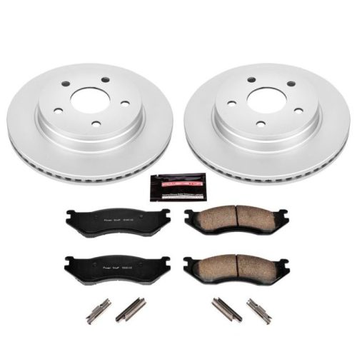 2003-2005 Dodge Ram 1500 Front Brake Rotor and Ceramic Pad Assembly - Heavy Duty Fleet Replacement