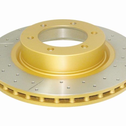 DBA Street Series Cross Drilled and Slotted Rotor for Mitsubishi Montero 1998-2000 - Premium Replacement - Image 3