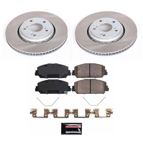 2016-2019 Honda Civic & Acura ILX Front Semi-Coated Rotor Brake Kit - Premium Replacement