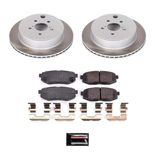 2013-2015 Subaru BRZ, 2013-2015 Scion FR-S Rear Semi-Coated Rotor Brake Kit - Premium Replacement