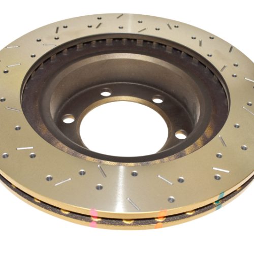 DBA 4000 Series Front Drilled and Slotted Rotor for Toyota Land Cruiser and 4Runner 2002-2007 - Premium Replacement - Image 2