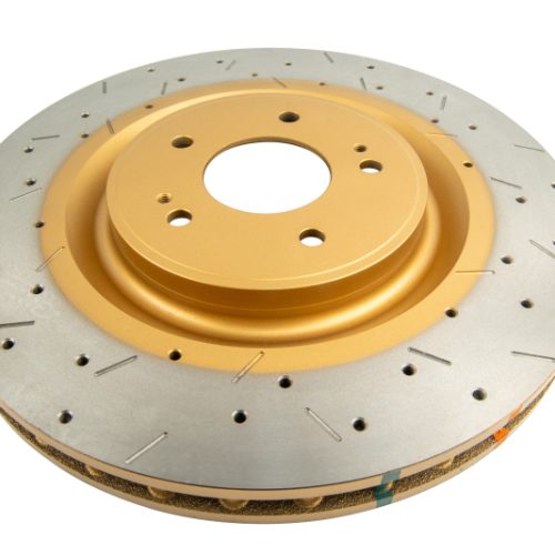 DBA 4000 Series Front Drilled & Slotted Rotor for Mitsubishi Lancer 2008-14 - Premium Replacement