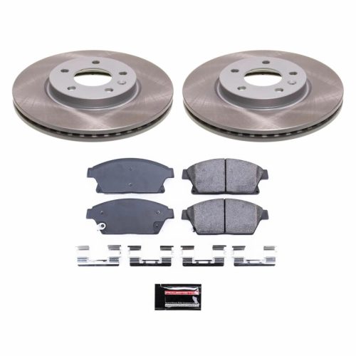 2012-2015 Chevrolet Cruze & Buick Verano Front Semi-Coated Rotor Brake Assembly - Premium Replacement