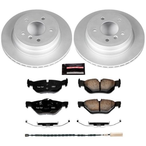 2011-2013 BMW 328i & xDrive Heavy-Duty Rear Z23 Evolution Sport Coated Brake Rotor and Pad Assembly - Premium Replacement