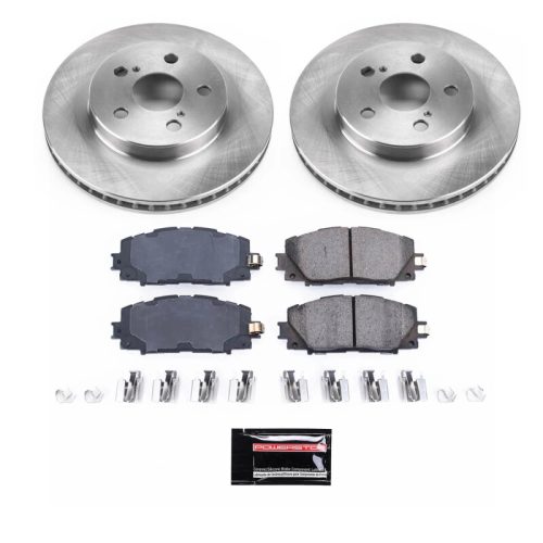 2016-2017 Toyota Prius Prime Front Semi-Coated Rotor Brake Assembly - Heavy-Duty Fleet Replacement