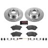 2011-2012 Mercedes-Benz C300 Front Z23 Evolution Sport Brake Rotors and Carbon-Fiber Ceramic Pads - Premium Replacement