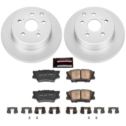 2012-2014 Toyota RAV4, 2006-2007 Toyota RAV4 Heavy-Duty Brake Rotor and Ceramic Pad Assembly - Premium Replacement