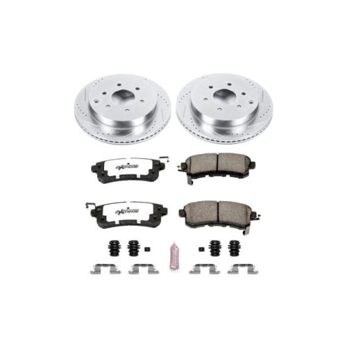 2011-2017 Infiniti QX56 & Nissan Armada Heavy Duty Brake Rotor and Carbon-Fiber Ceramic Pad Assembly - Premium Replacement