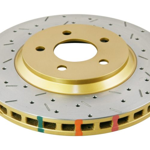 DBA 4000 Series Front Drilled and Slotted Rotor for Ford Mustang 2005-2013 - Premium Replacement - Image 2